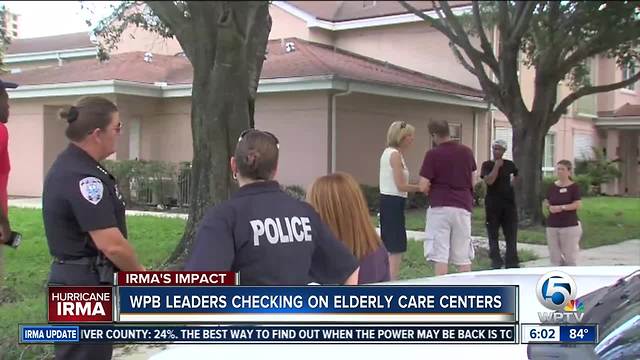 West Palm leaders check elderly care centers