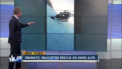 Daring helicopter rescue caught on camera