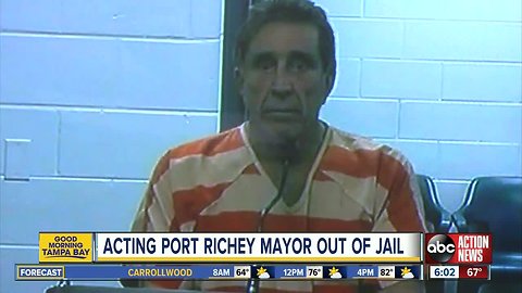 Port Richey's acting mayor bonds out of jail after being arrested on obstruction charges