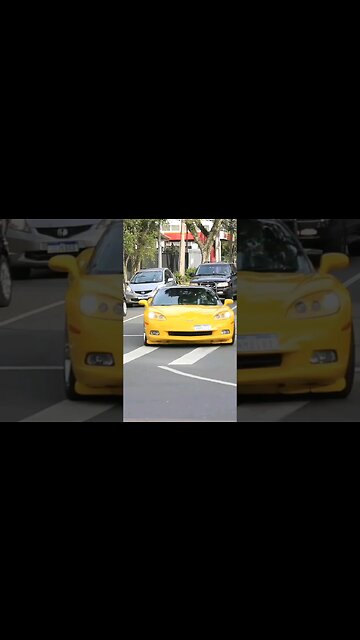 Chevrolet Corvette C6 amarelo