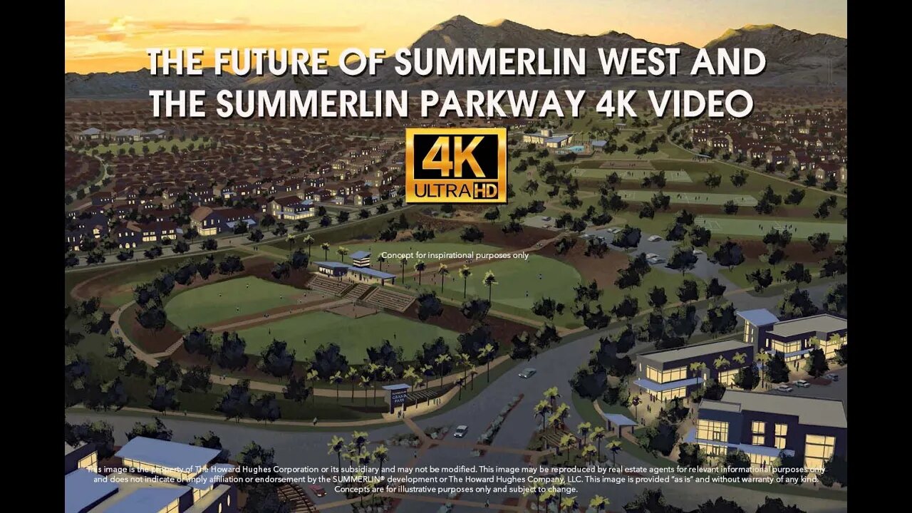 The Future of Summerlin West and The Summerlin Parkway 4K Video