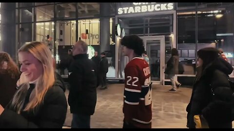 Montreal Hocky Fans Crowd January 2022