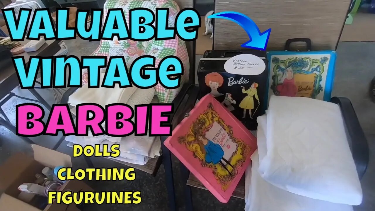 Vintage Barbie Items at this Garage Sale Worth Big