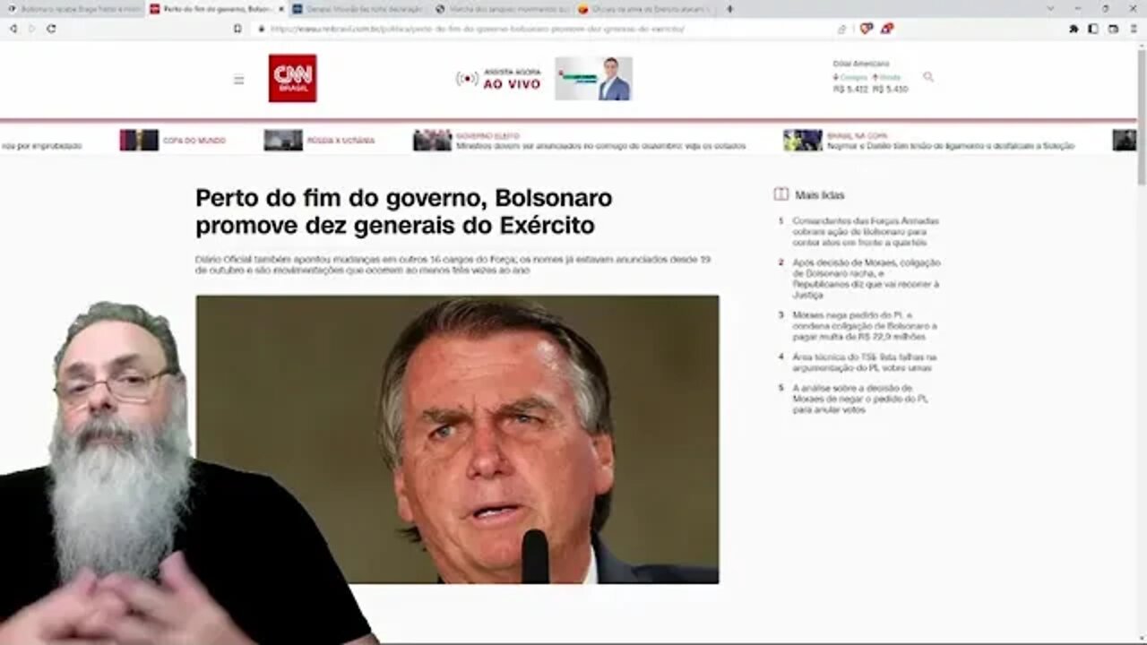 BOLSONARO chama GENERAIS para CONVERSAR no PLANALTO, junto a FALAS POLÊMICAS de MOURÃO e OFICIAIS