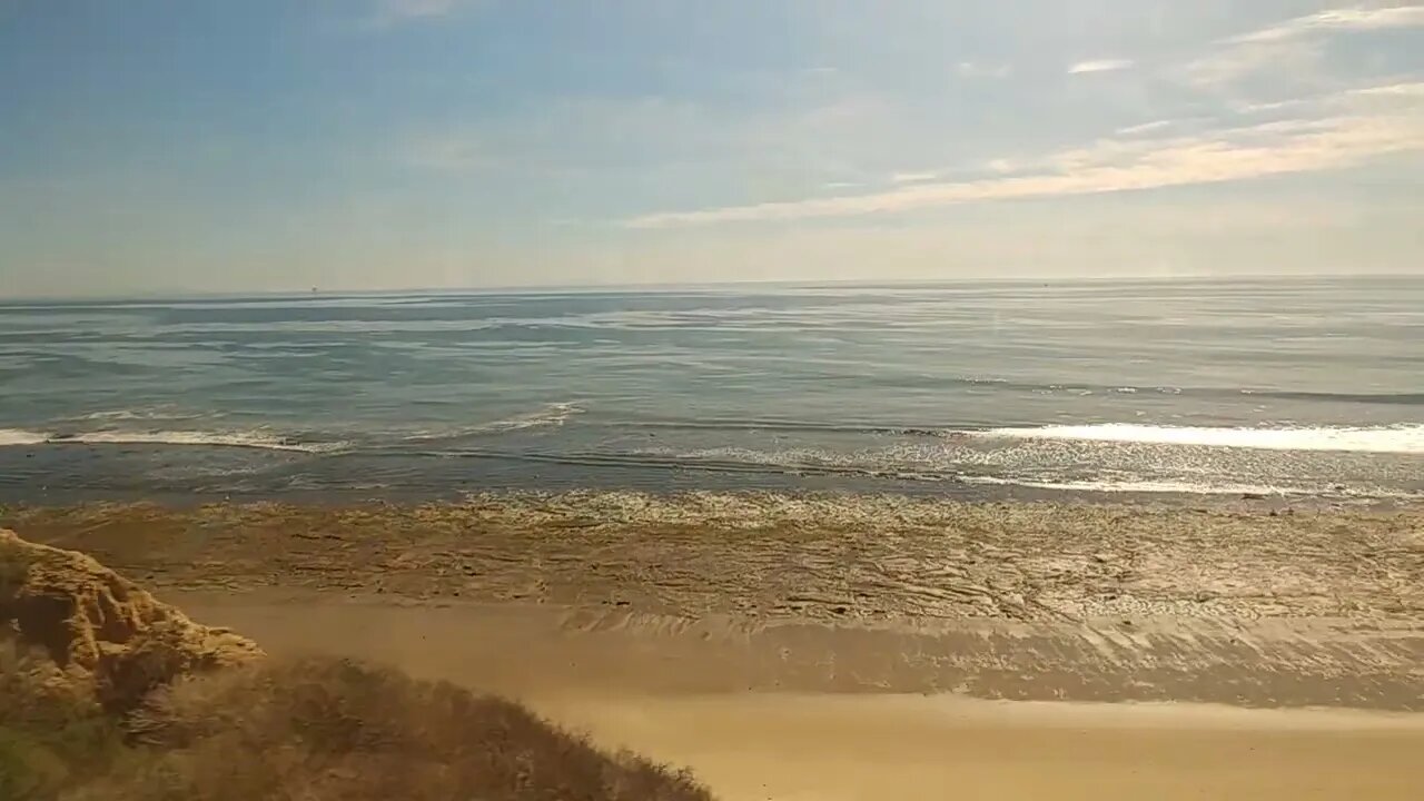 The Amtrak Coast Starlight in Santa Barbara County