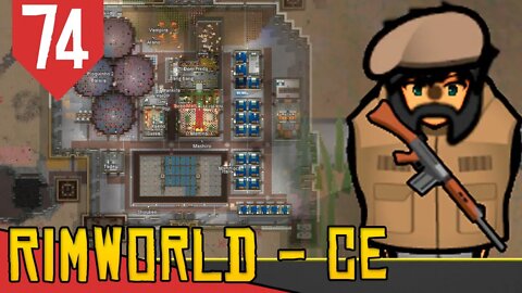 Novos Amigos no Inverno Vulcanico - Rimworld Combat Extended #74 [Série Gameplay PT-BR]