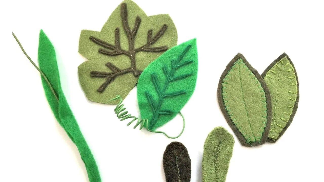 DIY Felt Leaves | 4 Charming Styles and Techniques