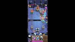 Getting destroyed an infinate lexure (clash royael)