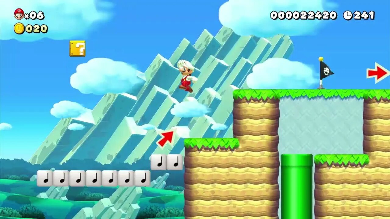 Super Mario Maker 2 - Story Mode Course: A Downhill Battle