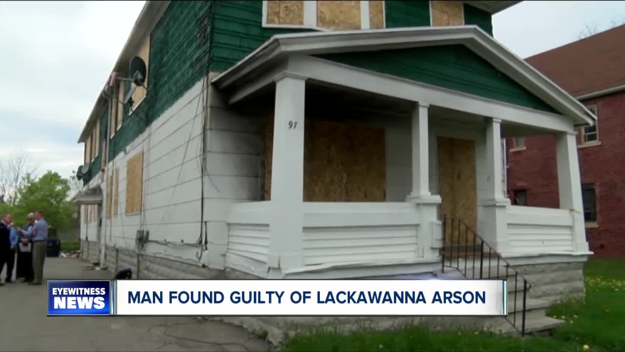 Man found guilty of Lackawanna fire