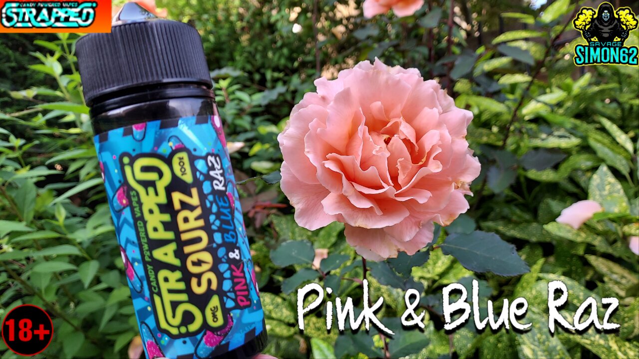 STRAPPED SOURZ PINK & BLUE RAZ E-LIQUID REVIEW 🔞 #strappedeliquid #ukeliquid #bigdvapes #vape