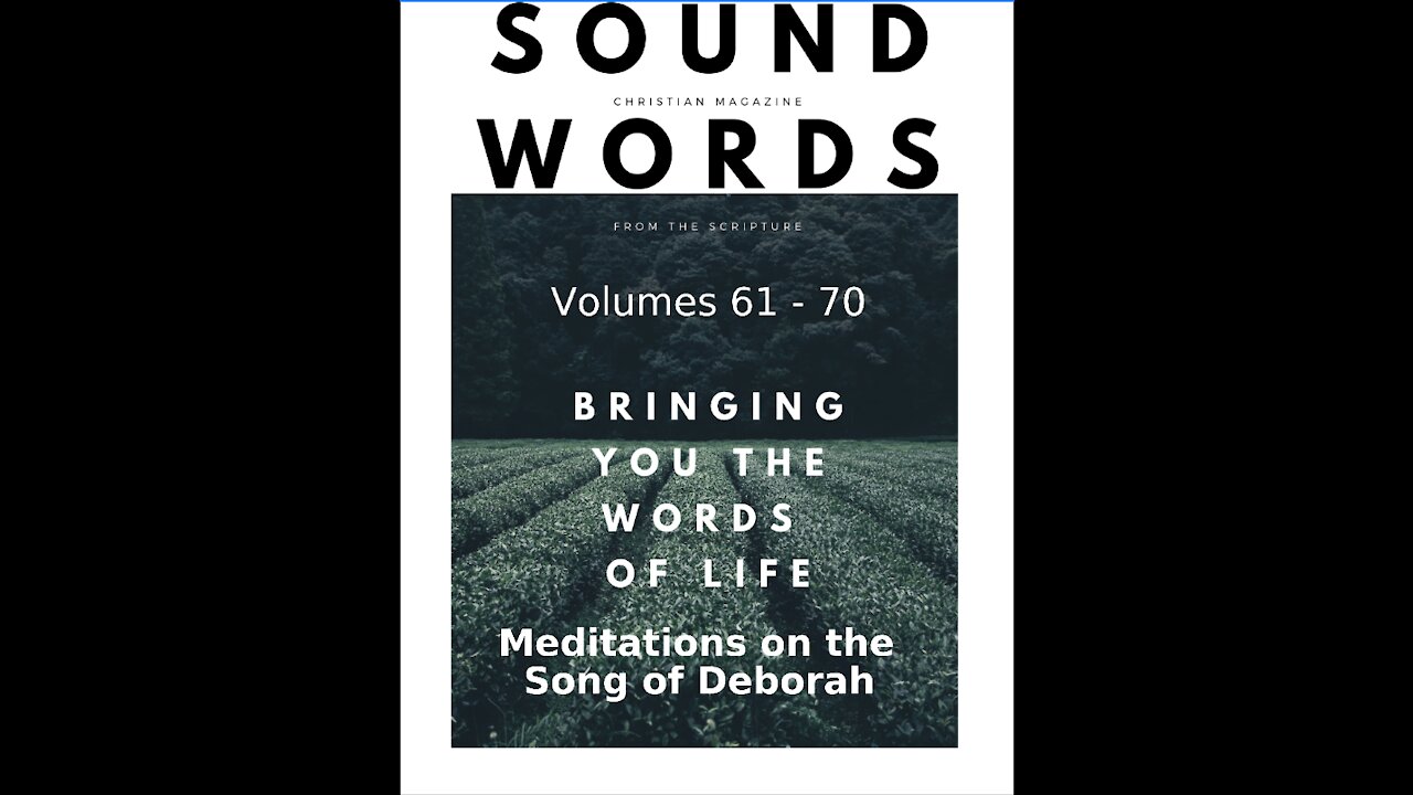 Sound Words, Meditations on the Song of Deborah