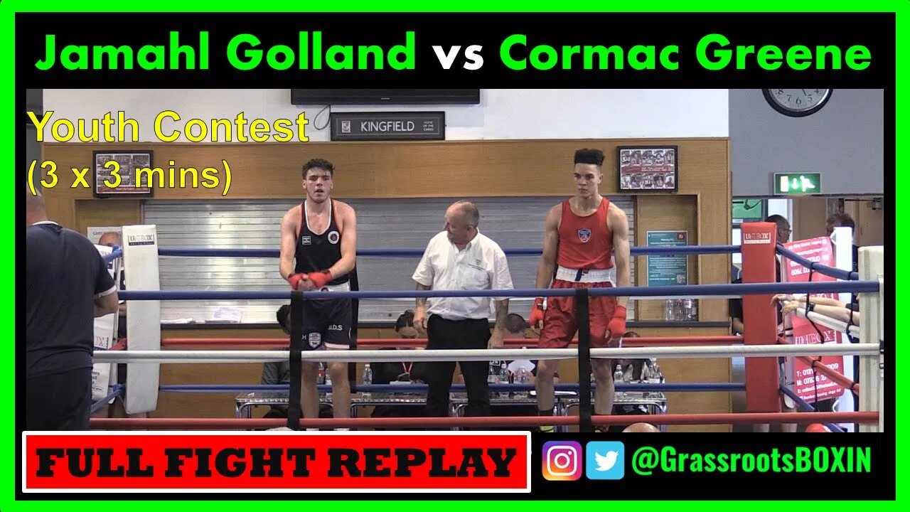 Jamahl Golland vs Cormac Greene - Youth Contest - Guildford Amateur Boxing Tournament (10/09/23)