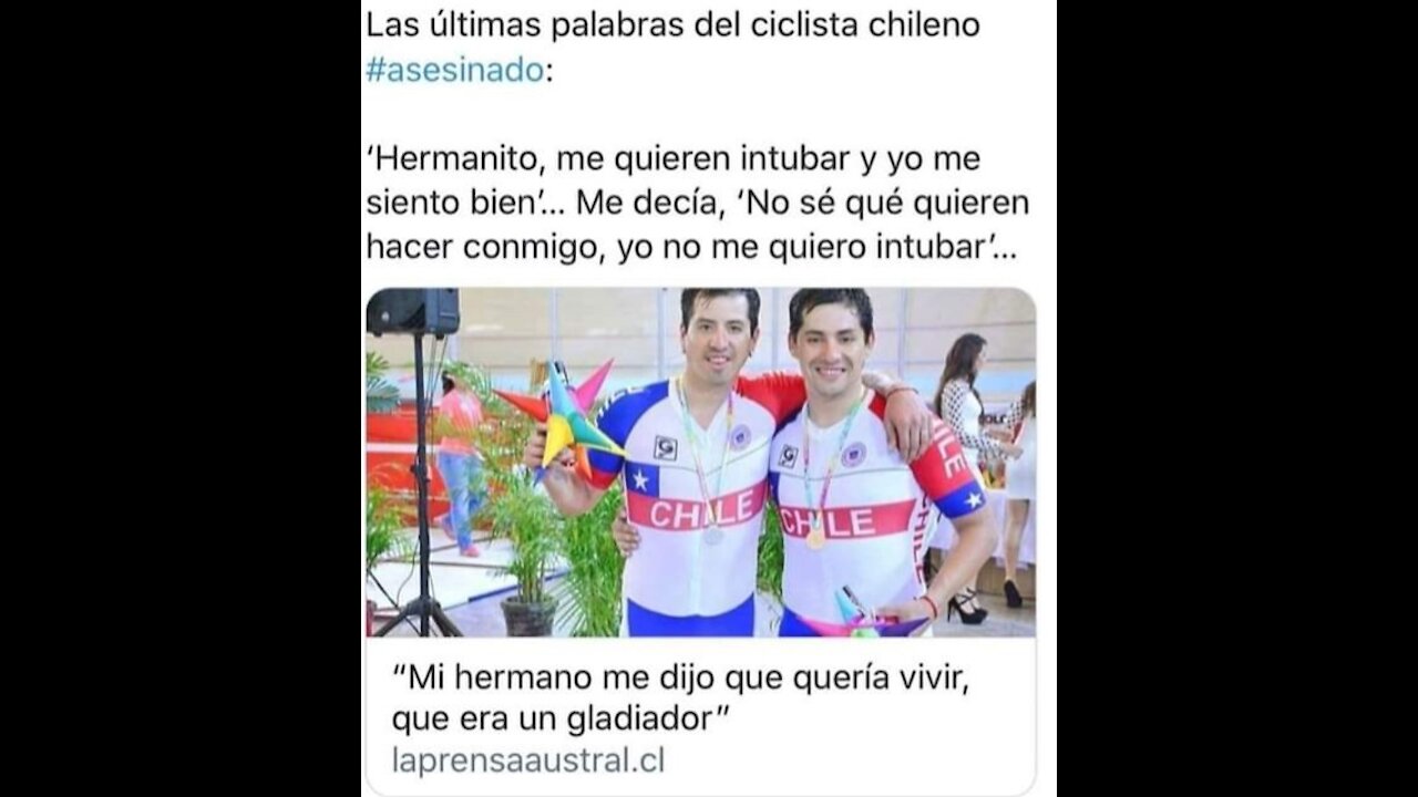 ⚠️Ciclista Chileno, Me quieren intubar y yo me siento bien ⚠️