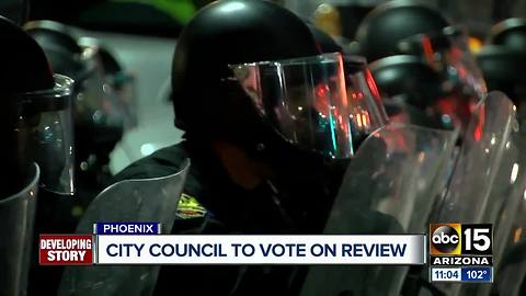 Phoenix city council to vote on police review