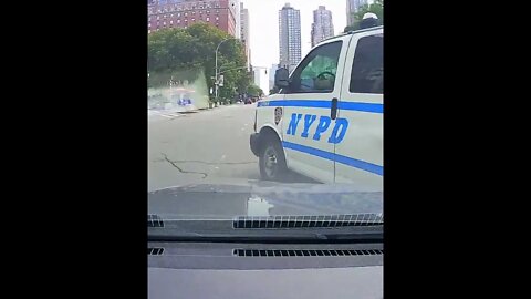 Cop Red Light Runner & Almost Causes Car Crash #shorts