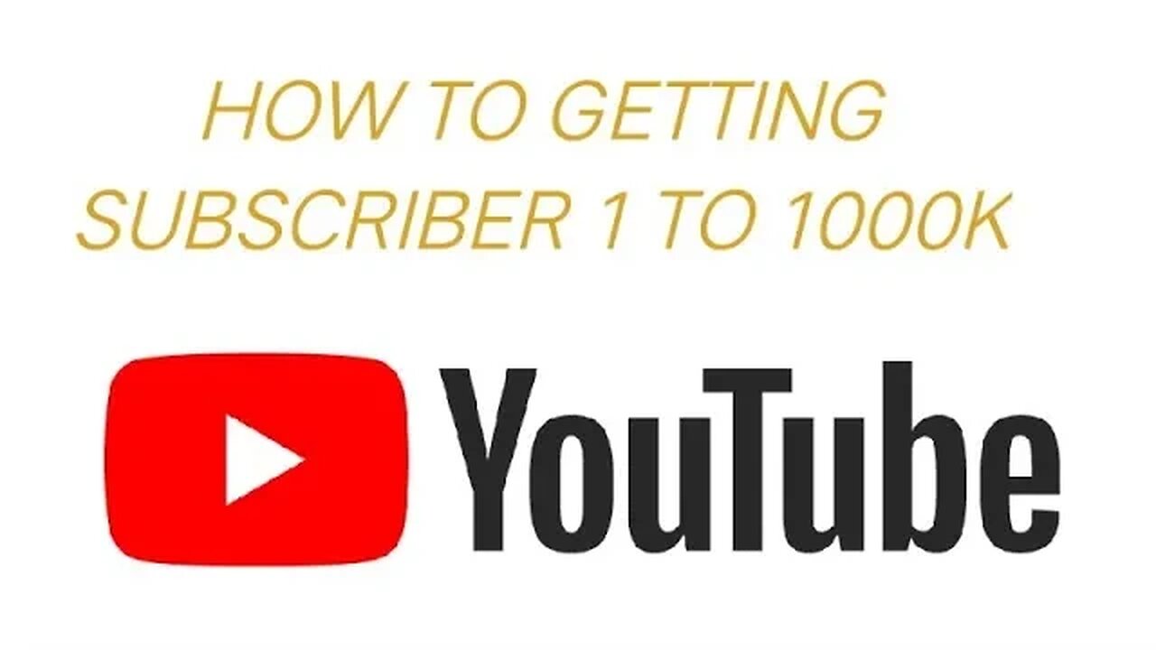 how to getting subscriber on (YouTube)