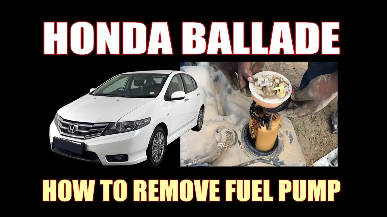 HONDA BALLADE - HOW TO REMOVE FUEL PUMP #Shorts
