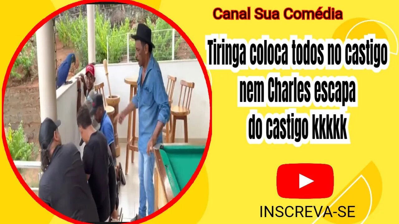 "Charles se junta ao castigo coletivo de Tiringa", #tiringa