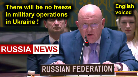 There will be no freeze in military operations in Ukraine!