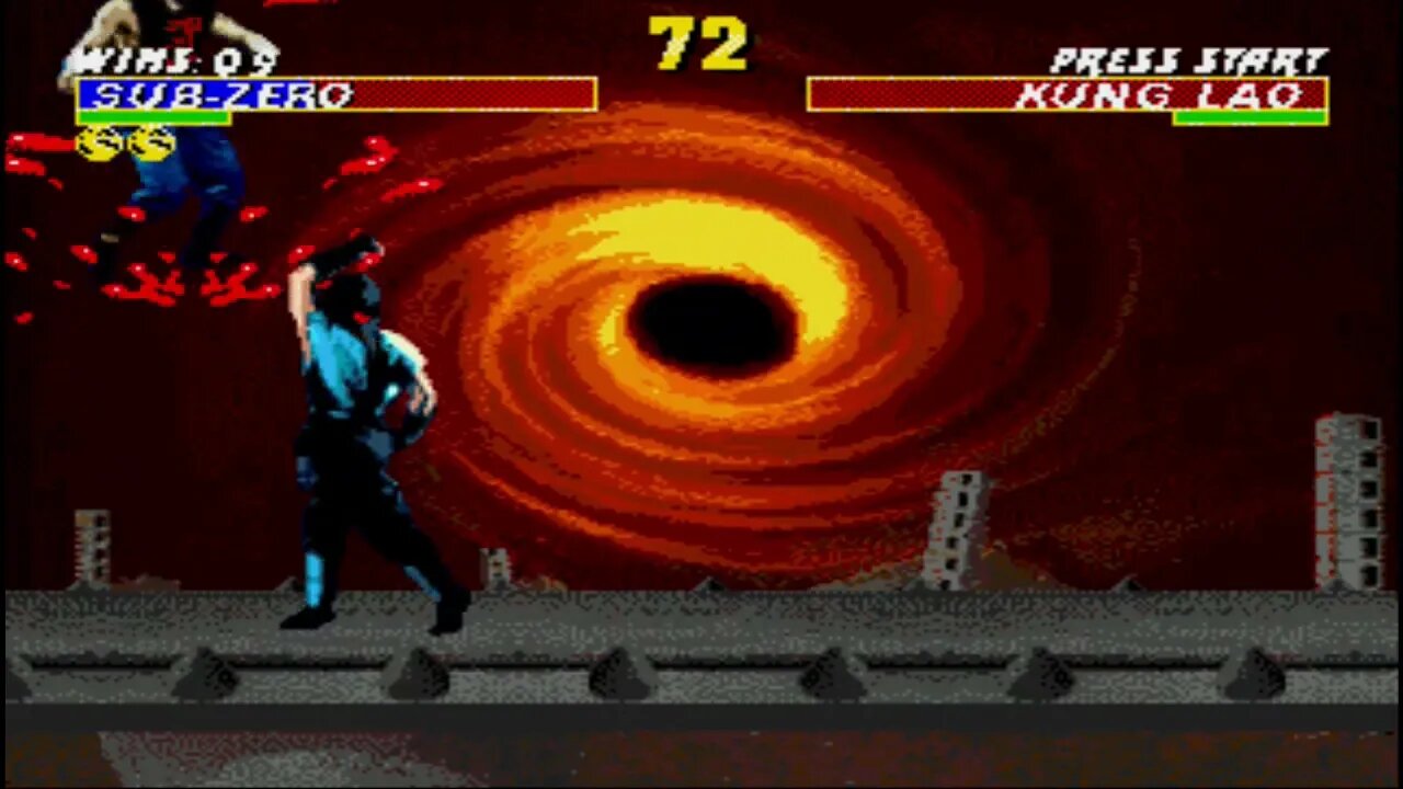 Ultimate Mortal Kombat Trilogy (Genesis) - Sub-Zero MKI - Hardest - No Continues.