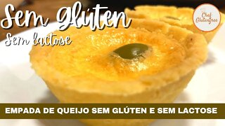 Empada de Queijo Sem Glúten e Sem Lactose