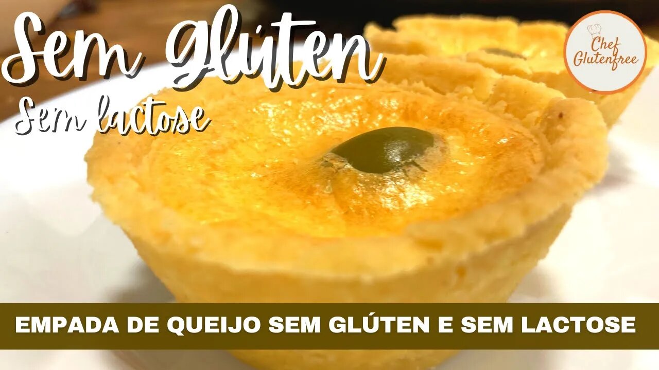 Empada de Queijo Sem Glúten e Sem Lactose