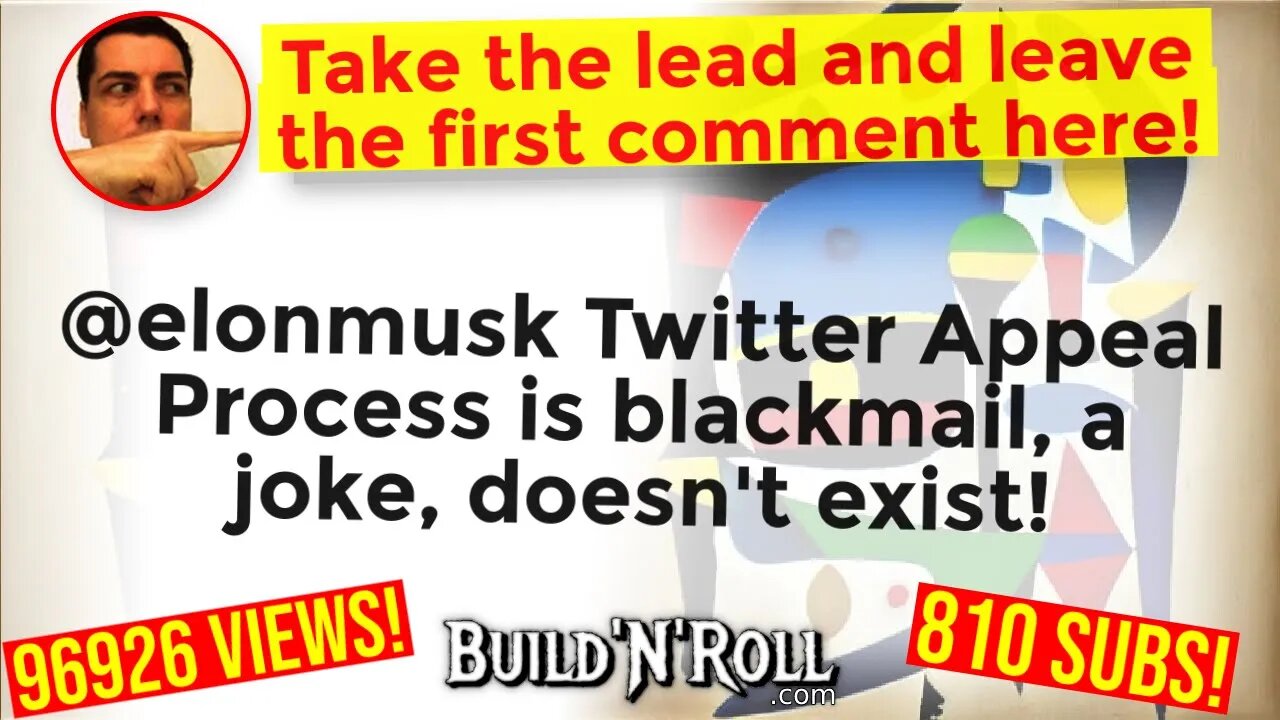 @elonmusk Twitter Appeal Process is blackmail, a joke, doesn't exist!