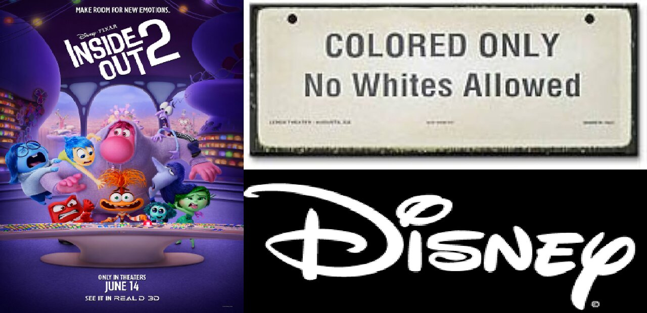 Disney's Inside Out 2 Nears A Billion While Disney Says No Half Blacks Along with No White Males