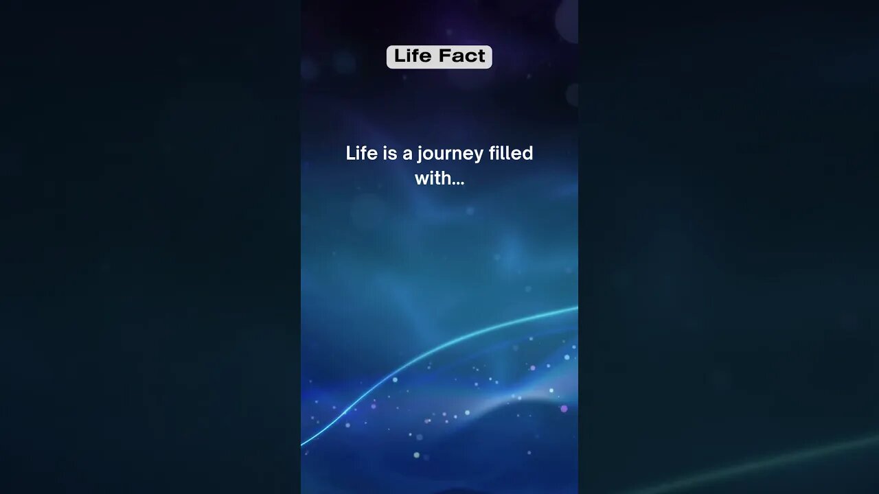 Life is a journey filled with #facts #shorts #lifefacts