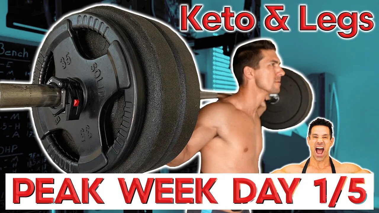 PEAK WEEK Diet & Training Plan DAY 1/5 – Trying @Greg Doucette Peak Week for a Photo Shoot