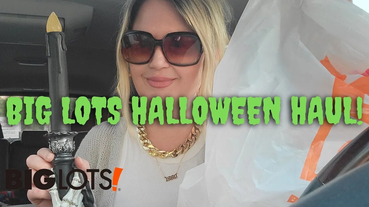 HALLOWEEN FINDS | BIG LOTS | CAR HAUL | #biglots @biglots #halloween #boo