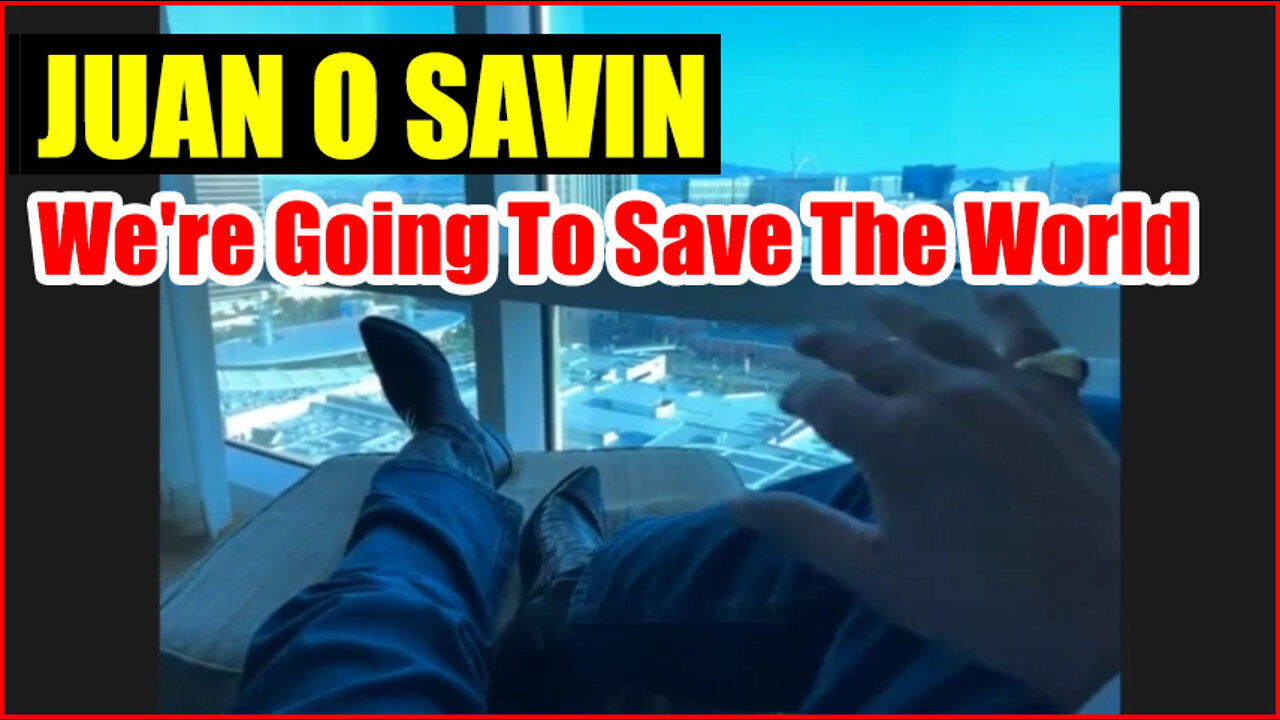 Juan O Savin We're Going To Save The World 2022