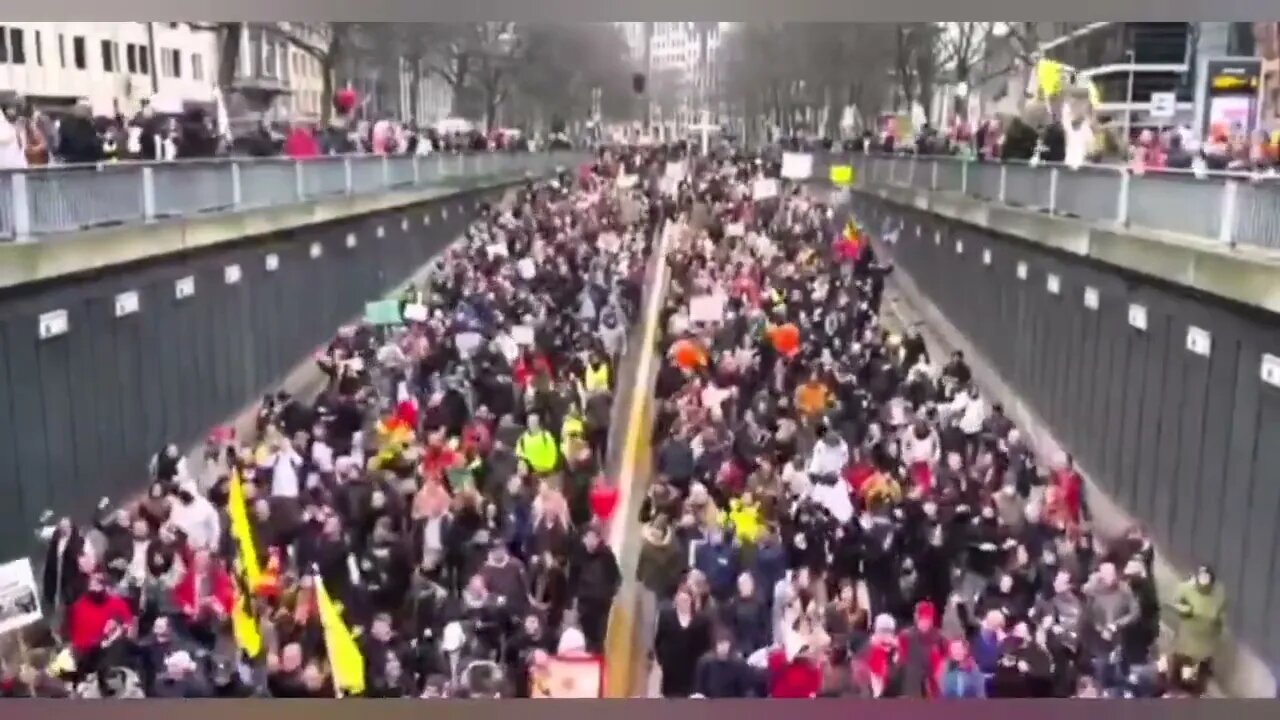 Protest Against Restrictions In Brussels Belgium