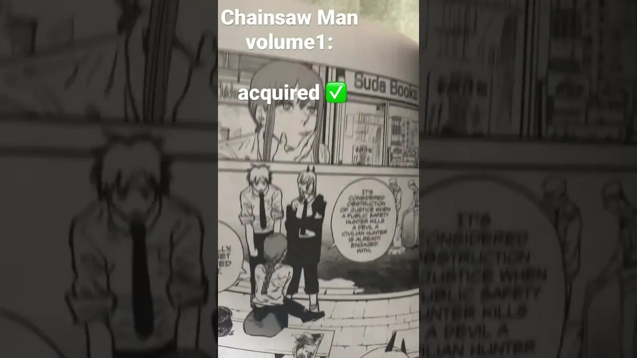 Chainsaw man volume 1: Acquired ✅