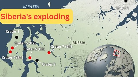 Siberia's exploding craters #carter #earthhole #viral