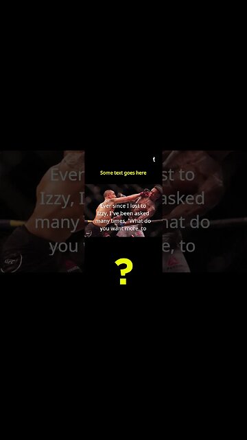 "I will never stop looking for Adesanya," says Robert Whittaker. #short