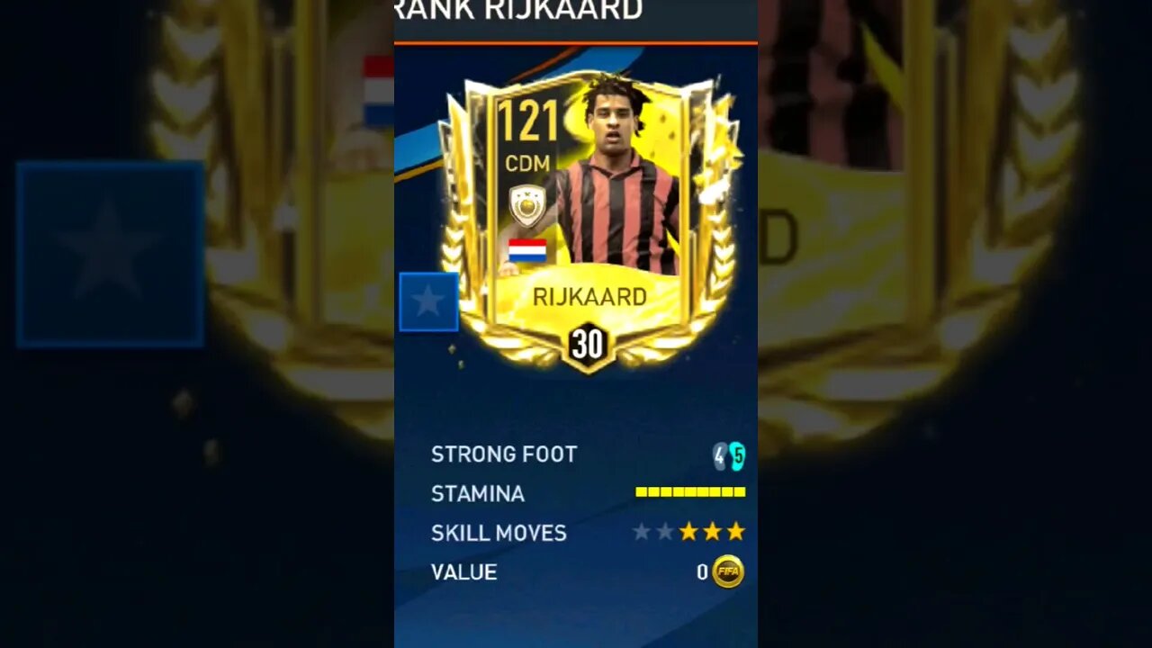 Max rated Rijkaard 😱#fifamobile