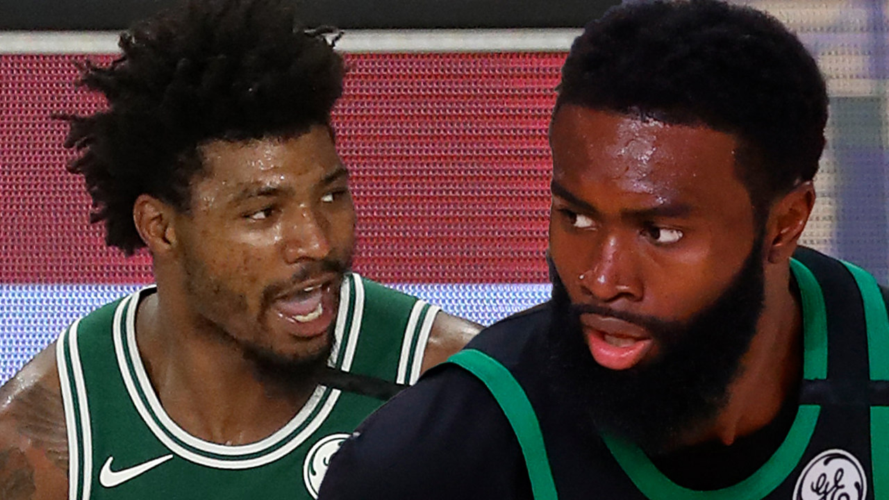 Marcus Smart Screaming In Locker Room, Objects Thrown At Jaylen Brown After Game 2 Loss v. Heat