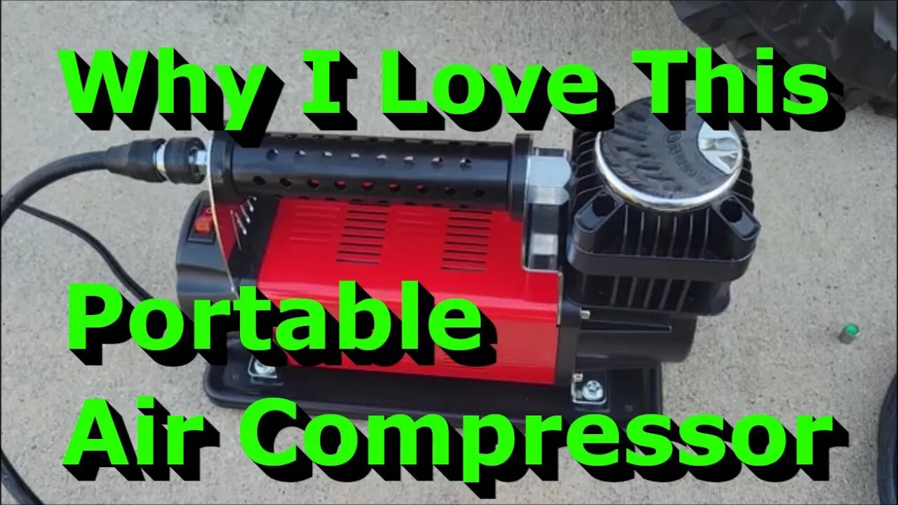 Why I Love This Heavy Duty Portable Air Compressor - Test & Review