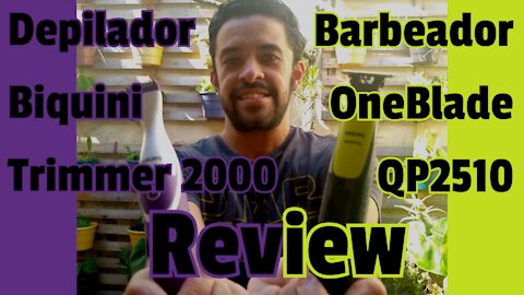 Review: Como Usar O Barbeador Elétrico Oneblade e Depilador Biquini Genie Trimmer 2000 - Philips!