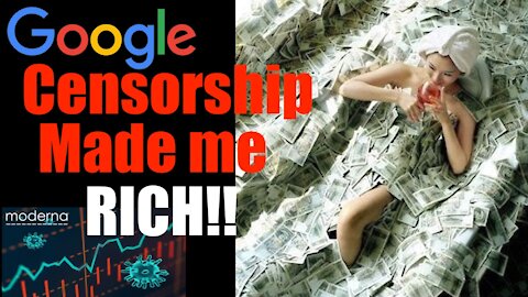 I Thank YouTube #Censorship for Making Me RICH Biatch! Skyrocketing Pharma Stocks!