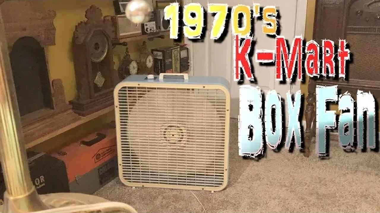 Some Fool Sold Me A 1970's Lakewood Fan For Five Bucks! - K-Mart K-223 Box Fan Cleaning & Testing