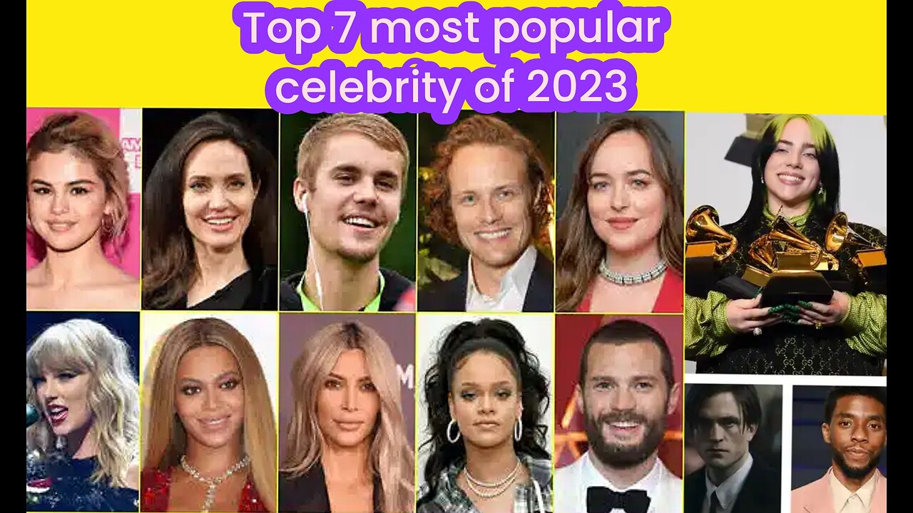 Top 7 most popular and trending celebrities of 2023