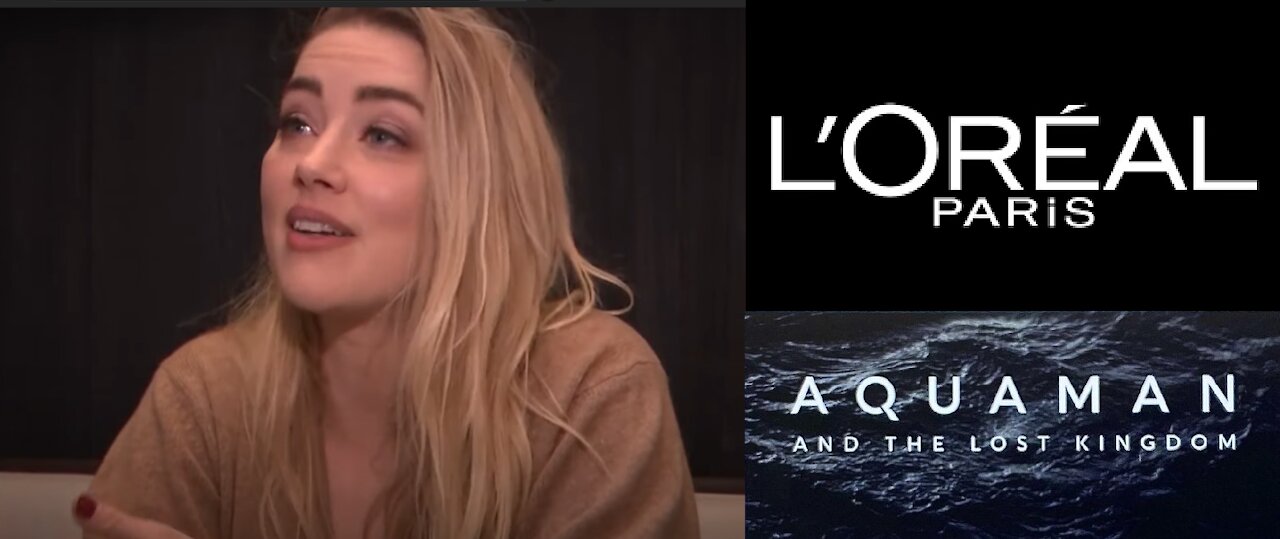 Mera of Aquaman 2 Amber Heard Talks Women’s Empowerment w/ L’Oreal Paris - Empowerment = Abuse Men