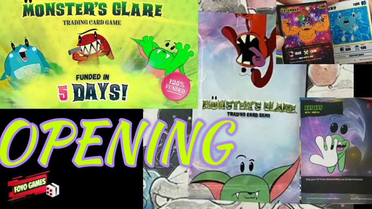 Monster's Glare TCG - Opening | Firework Foil | Rayman Eyes