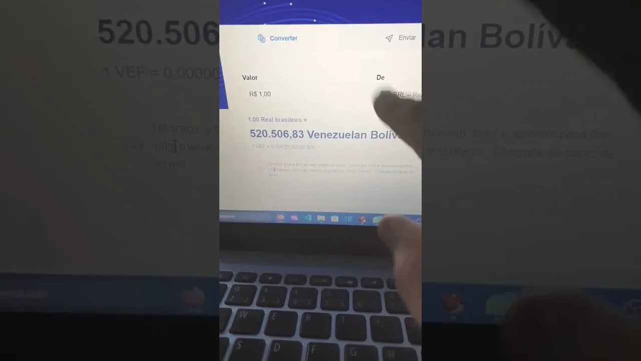 R$ 1 = 520.506,86 bolivares venezuelanos. e o ditador lula quer fazer negócio com ditador maduro🤦🏻💸