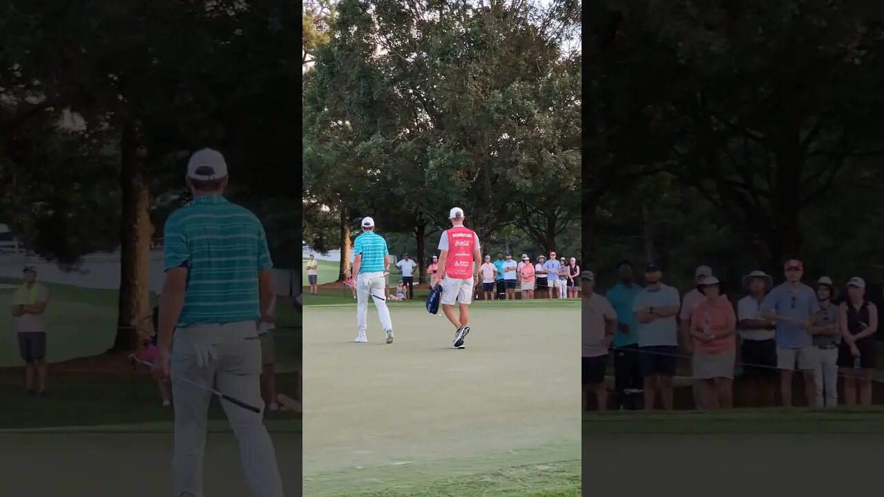 Wyndham Clark on Hole 17 - Tour Championship!