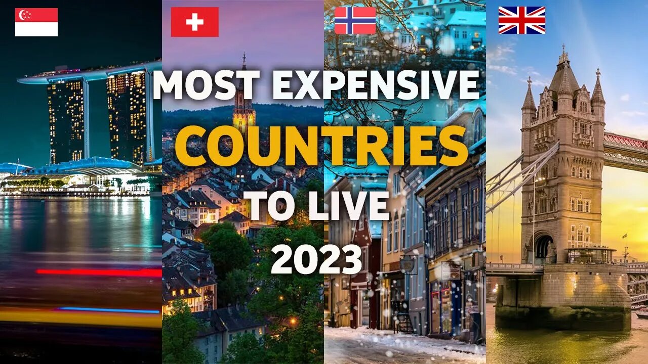 12 MOST EXPENSIVE COUNTRIES IN THE WORLD TO LIVE IN 2023! -HD