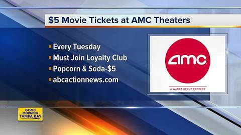 AMC Theatres bringing back $5 movie tickets on Tuesdays — permanently